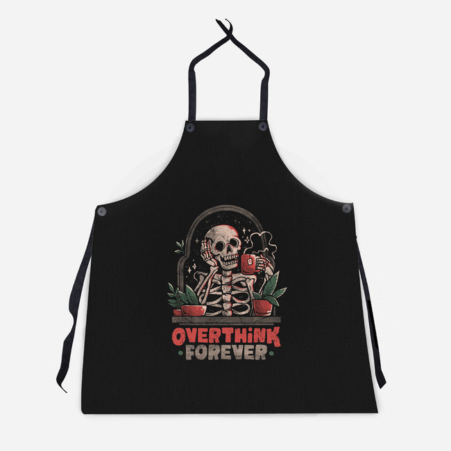 Overthink Forever-Unisex-Kitchen-Apron-eduely