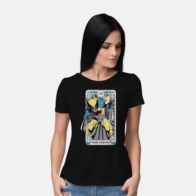 Wolverine Tarot-Womens-Basic-Tee-turborat14