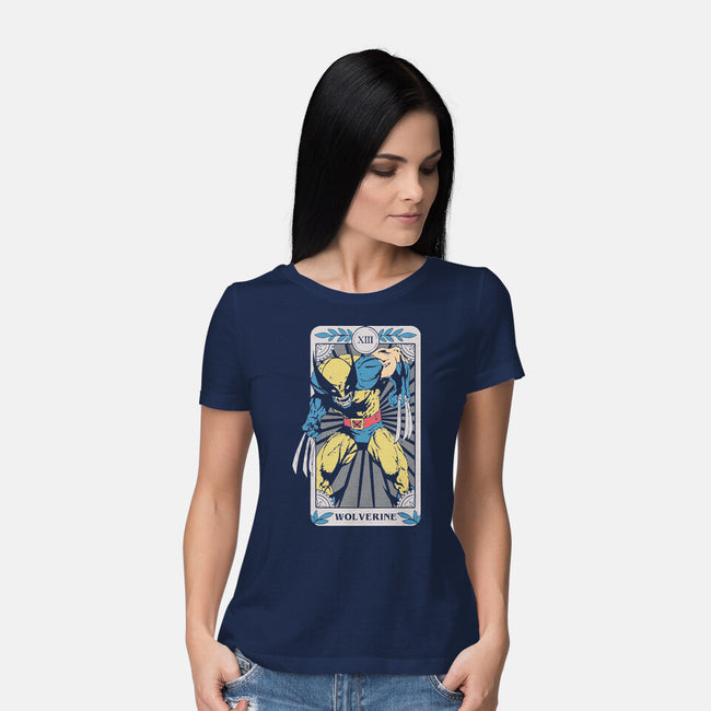 Wolverine Tarot-Womens-Basic-Tee-turborat14