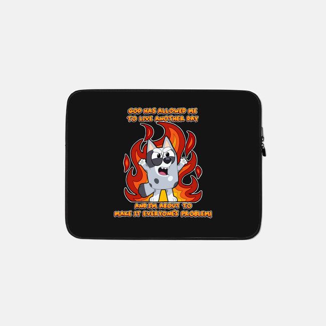 Muffin Lives Another Day-None-Zippered-Laptop Sleeve-Alexhefe