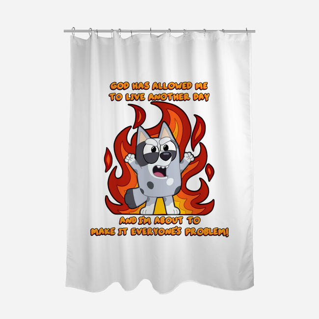 Muffin Lives Another Day-None-Polyester-Shower Curtain-Alexhefe