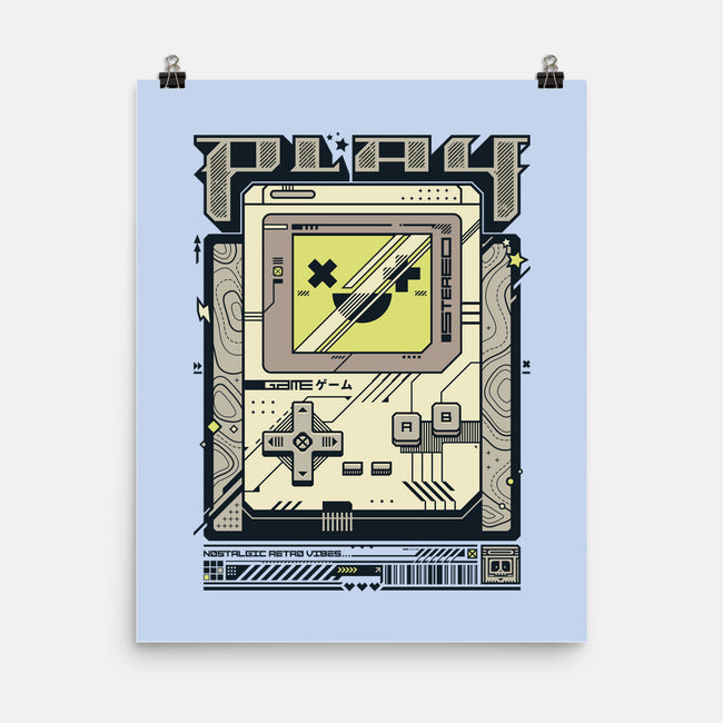 Play Retro Vibes-None-Matte-Poster-StudioM6