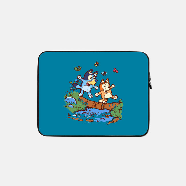 Walking Down The Stream-None-Zippered-Laptop Sleeve-Xentee