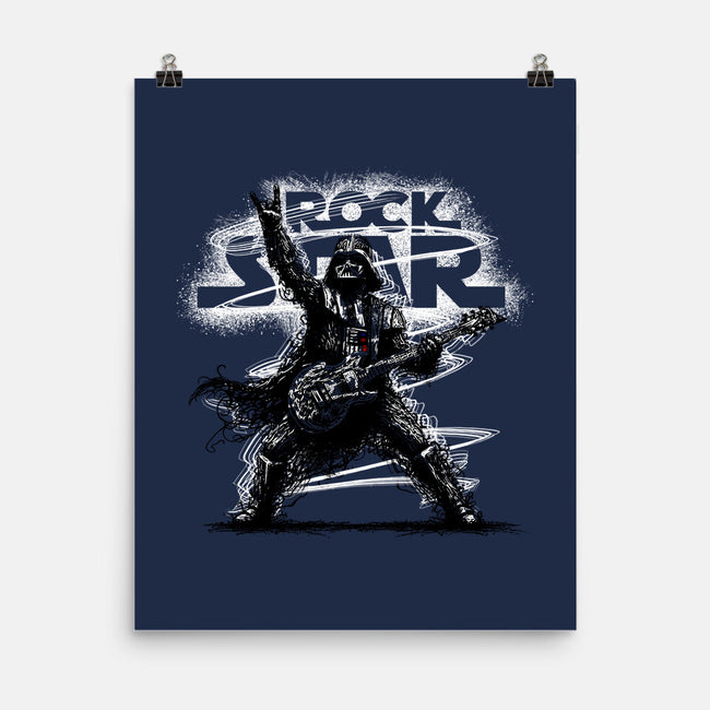 Rock Star Vader-None-Matte-Poster-alnavasord