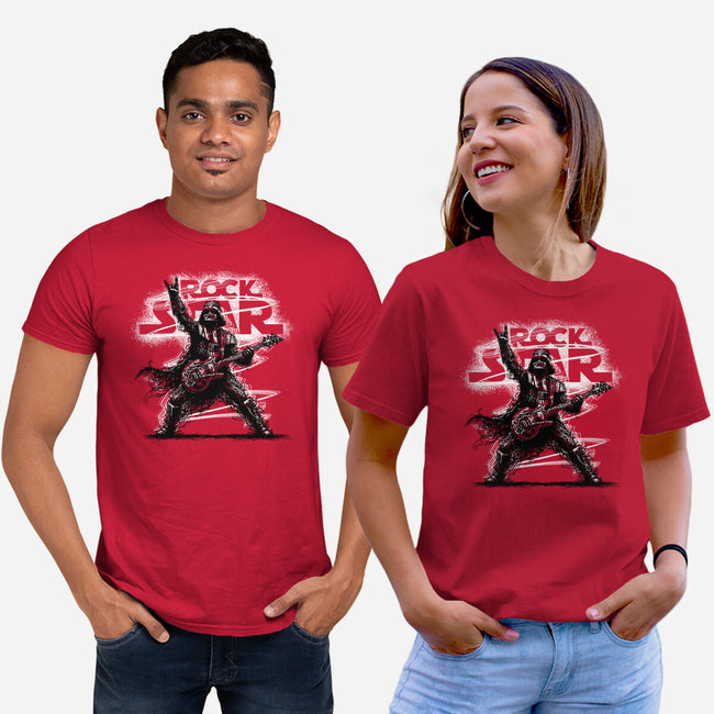 Rock Star Vader-Unisex-Basic-Tee-alnavasord