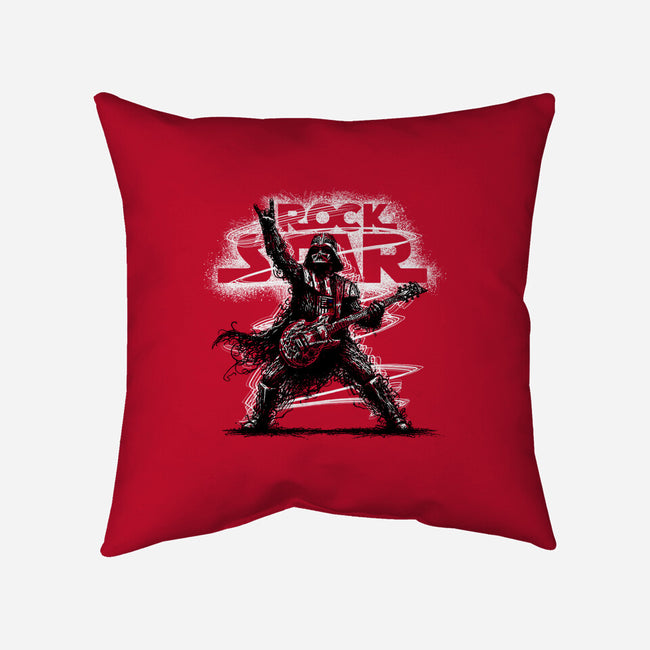 Rock Star Vader-None-Removable Cover-Throw Pillow-alnavasord