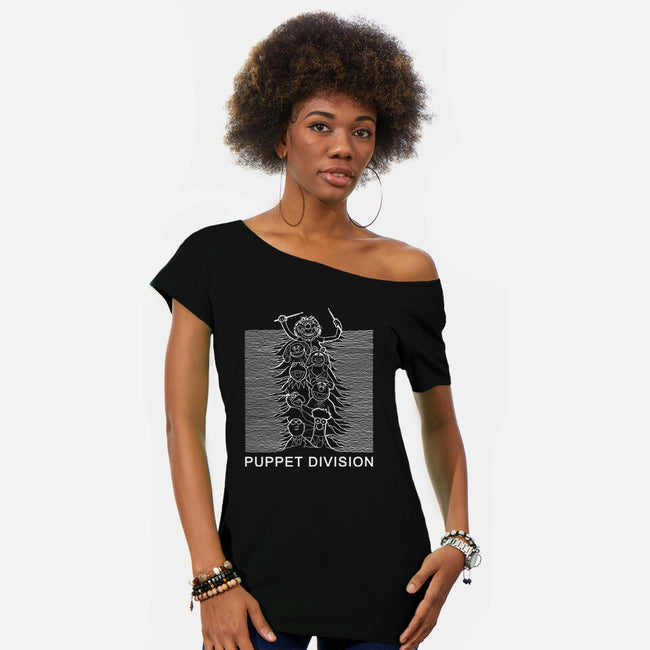 Puppet Division-Womens-Off Shoulder-Tee-NMdesign