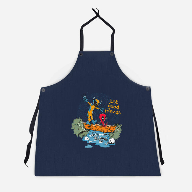 Just Good Friends-Unisex-Kitchen-Apron-Gleydson Barboza