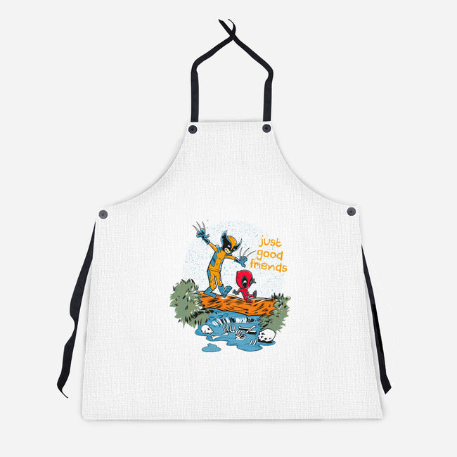 Just Good Friends-Unisex-Kitchen-Apron-Gleydson Barboza