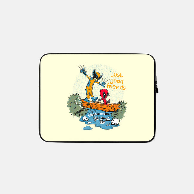 Just Good Friends-None-Zippered-Laptop Sleeve-Gleydson Barboza