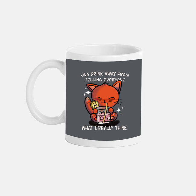 One Drink Away-None-Mug-Drinkware-fanfabio