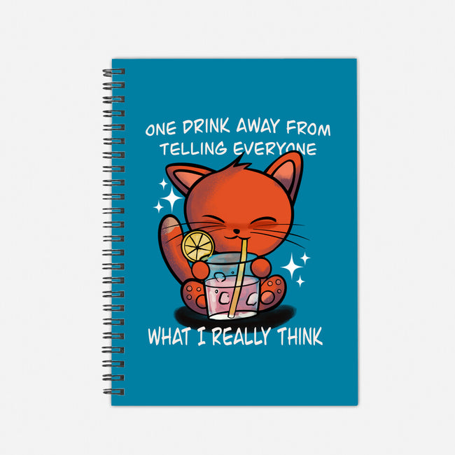 One Drink Away-None-Dot Grid-Notebook-fanfabio