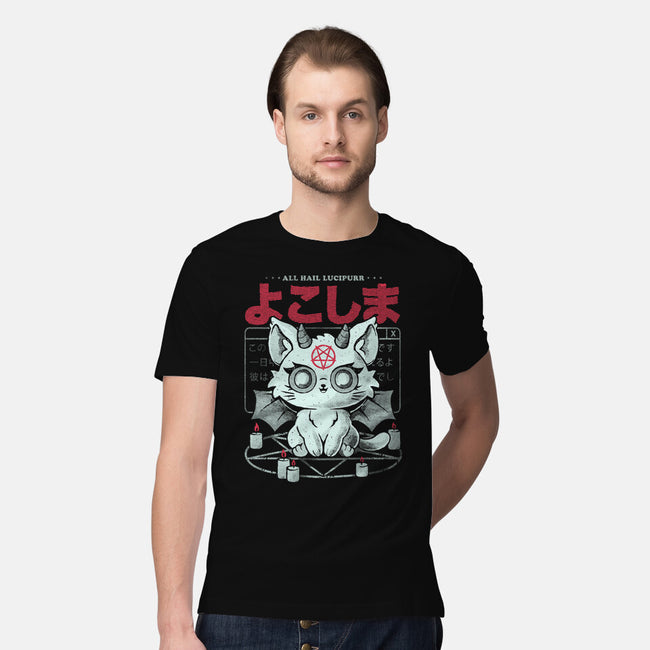 All Hail Lucipurr-Mens-Premium-Tee-eduely