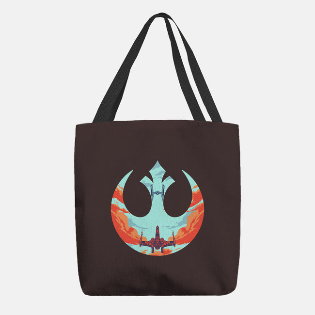 Rebel Fighter-None-Basic Tote-Bag-RamenBoy