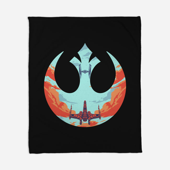 Rebel Fighter-None-Fleece-Blanket-RamenBoy