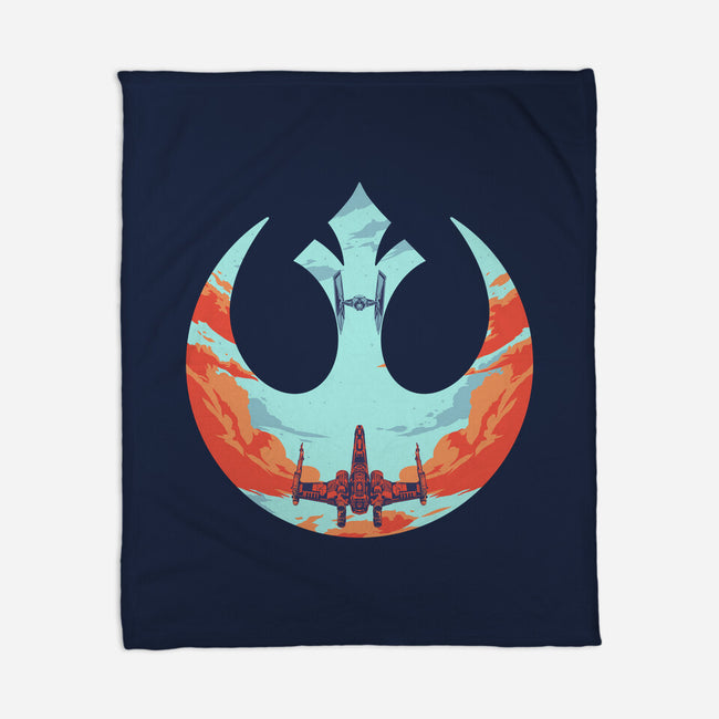 Rebel Fighter-None-Fleece-Blanket-RamenBoy