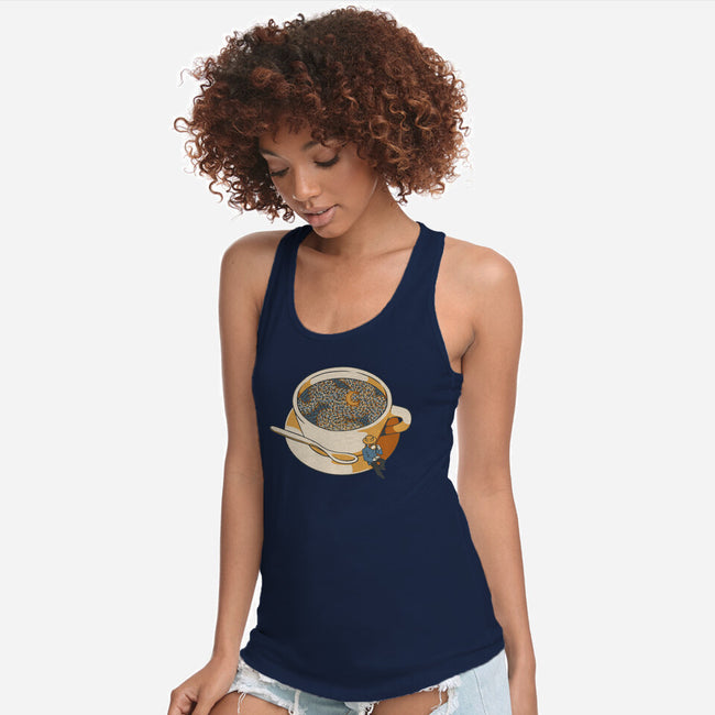 Starry Night Coffee-Womens-Racerback-Tank-tobefonseca