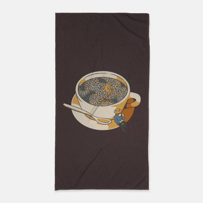 Starry Night Coffee-None-Beach-Towel-tobefonseca