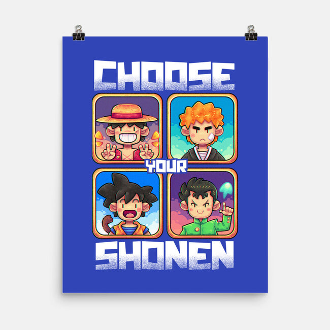 Choose Your Shonen-None-Matte-Poster-2DFeer