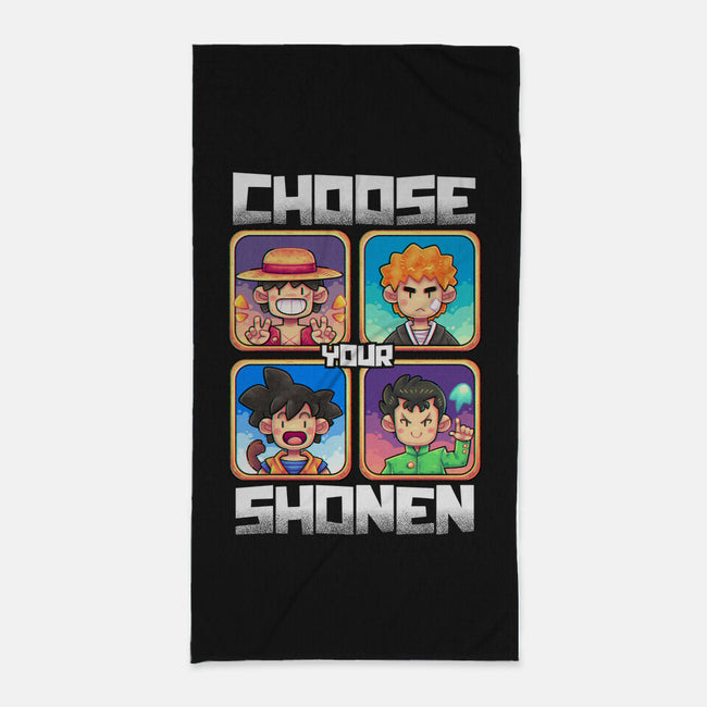 Choose Your Shonen-None-Beach-Towel-2DFeer