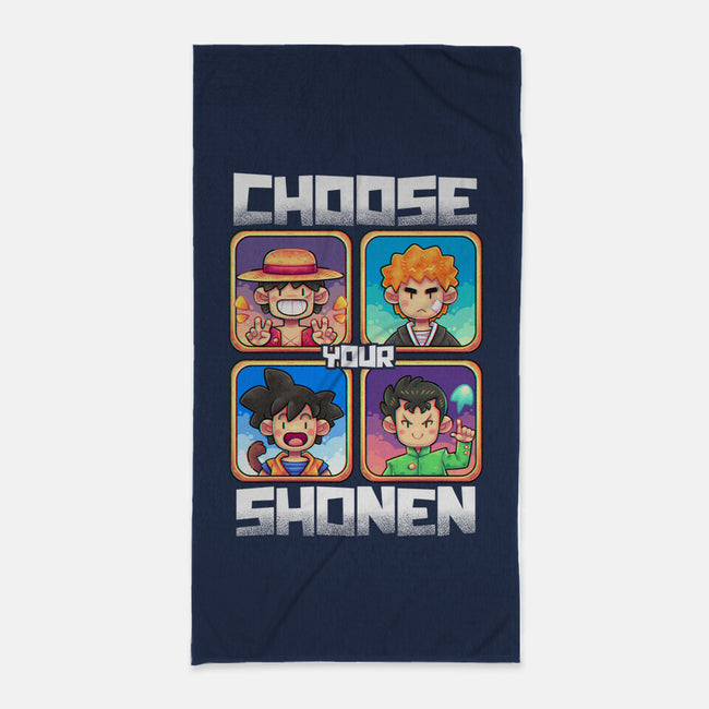 Choose Your Shonen-None-Beach-Towel-2DFeer