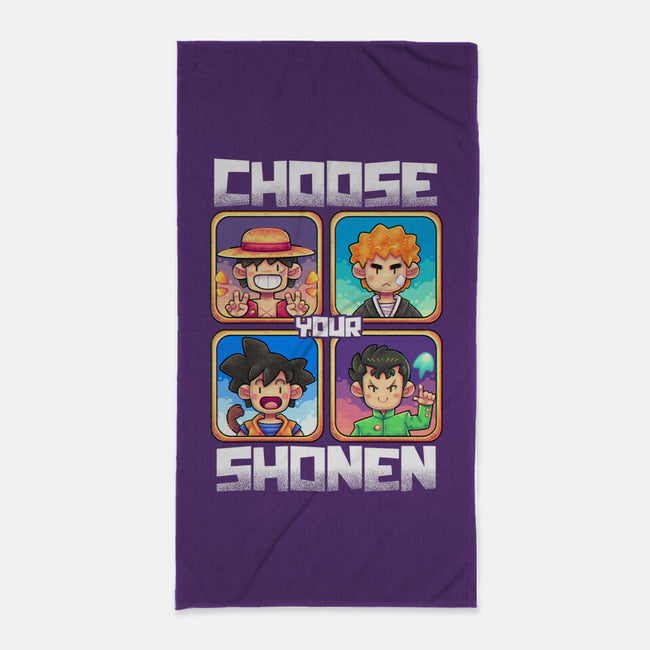 Choose Your Shonen-None-Beach-Towel-2DFeer