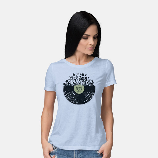 Spring Vibes-Womens-Basic-Tee-NMdesign