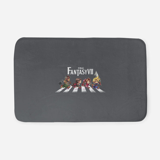 FFVII Road-None-Memory Foam-Bath Mat-2DFeer