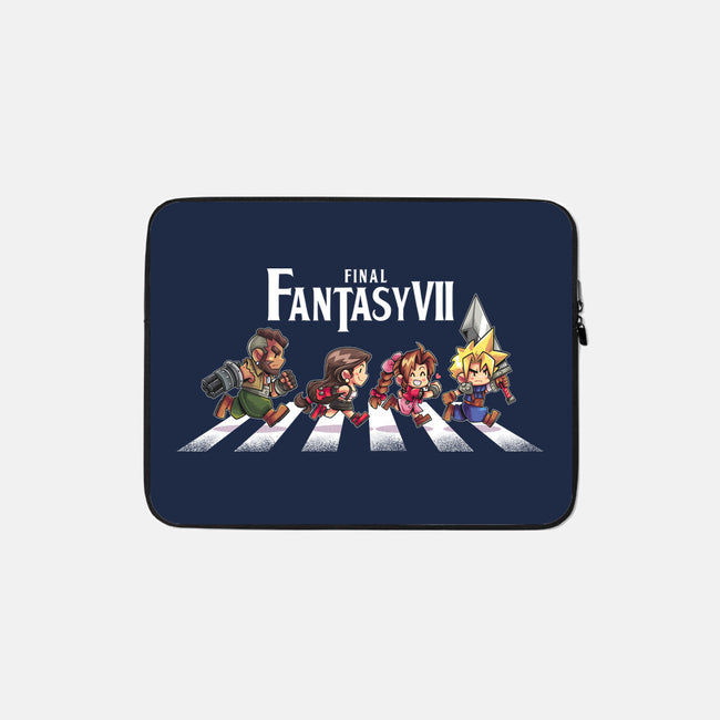 FFVII Road-None-Zippered-Laptop Sleeve-2DFeer