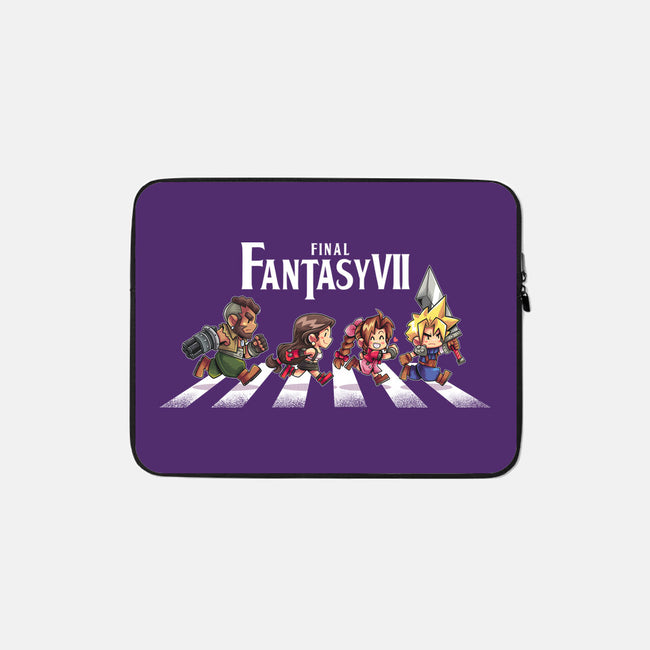 FFVII Road-None-Zippered-Laptop Sleeve-2DFeer