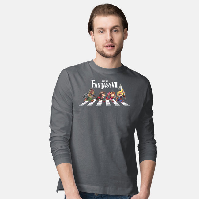 FFVII Road-Mens-Long Sleeved-Tee-2DFeer