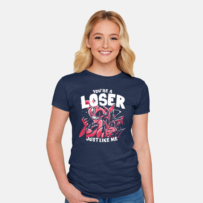 Loser Baby-Womens-Fitted-Tee-estudiofitas