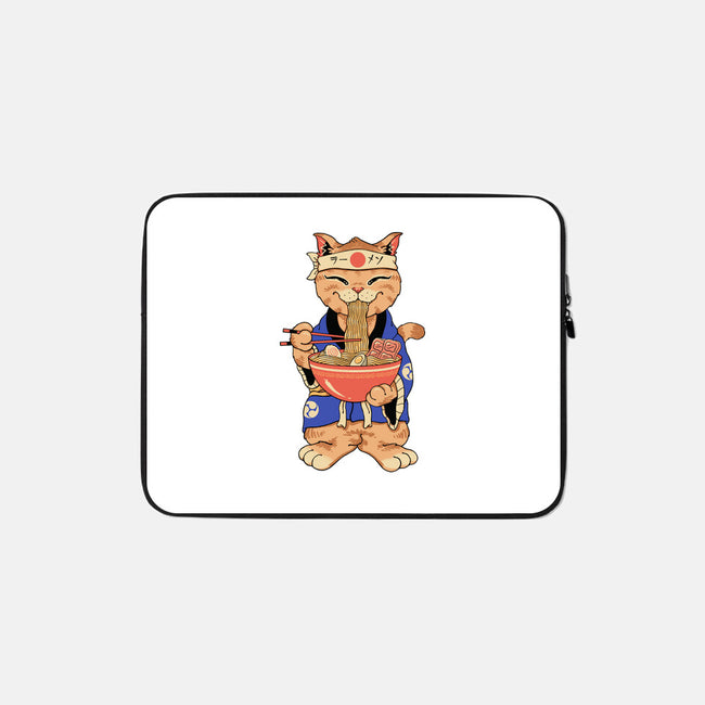 Ramen Meowster Standing-None-Zippered-Laptop Sleeve-vp021