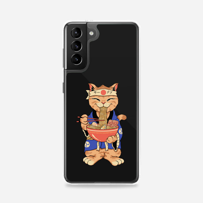 Ramen Meowster Standing-Samsung-Snap-Phone Case-vp021