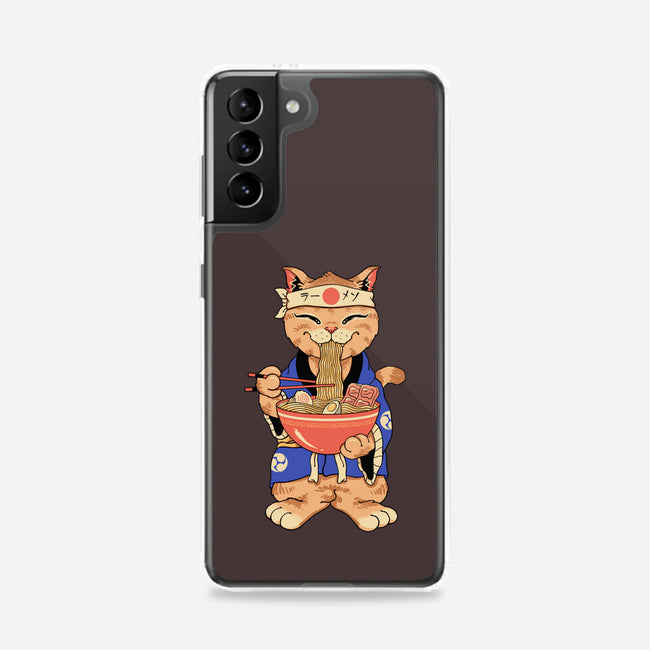 Ramen Meowster Standing-Samsung-Snap-Phone Case-vp021