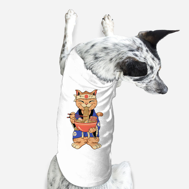 Ramen Meowster Standing-Dog-Basic-Pet Tank-vp021