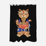 Ramen Meowster Standing-None-Polyester-Shower Curtain-vp021