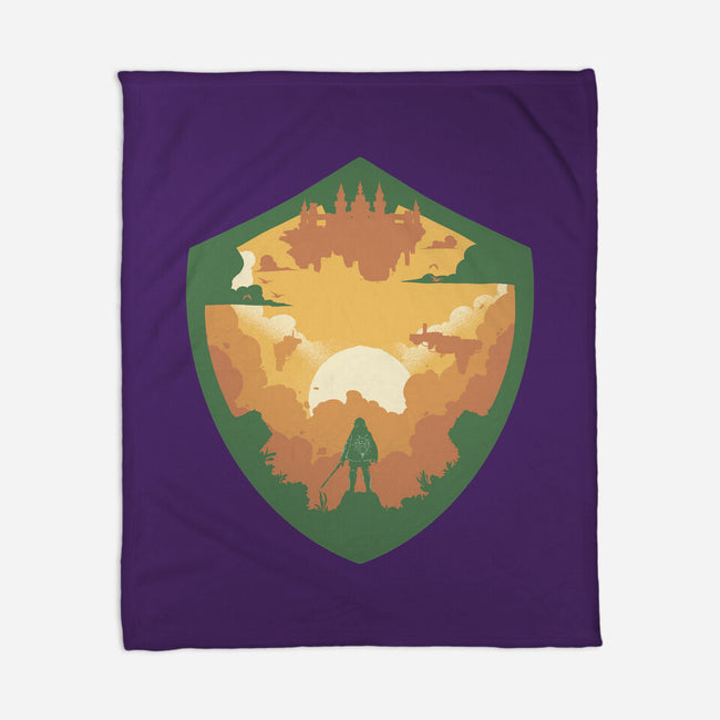 Hylian Shield-None-Fleece-Blanket-RamenBoy