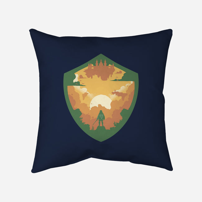 Hylian Shield-None-Removable Cover-Throw Pillow-RamenBoy