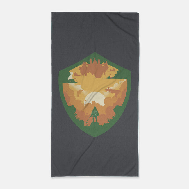 Hylian Shield-None-Beach-Towel-RamenBoy