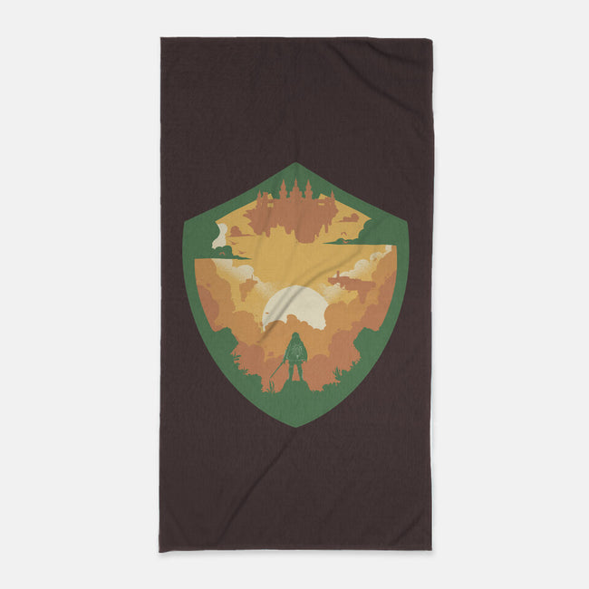 Hylian Shield-None-Beach-Towel-RamenBoy