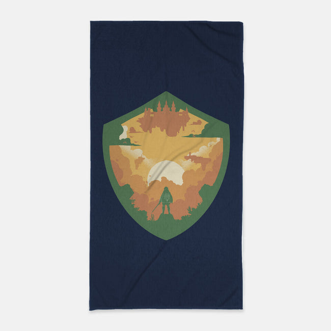 Hylian Shield-None-Beach-Towel-RamenBoy