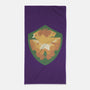 Hylian Shield-None-Beach-Towel-RamenBoy