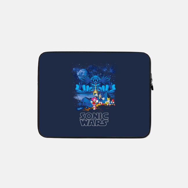 Sonic Wars-None-Zippered-Laptop Sleeve-dalethesk8er