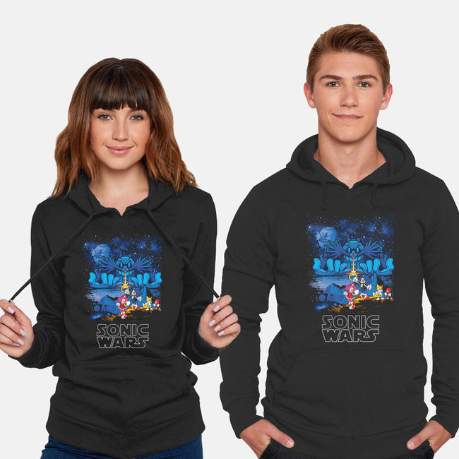 Sonic Wars-Unisex-Pullover-Sweatshirt-dalethesk8er