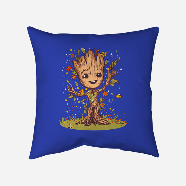 I Am Spring-None-Removable Cover-Throw Pillow-kharmazero