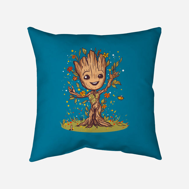 I Am Spring-None-Removable Cover-Throw Pillow-kharmazero