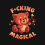 Red Panda Magic-Unisex-Basic-Tee-eduely