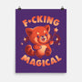 Red Panda Magic-None-Matte-Poster-eduely