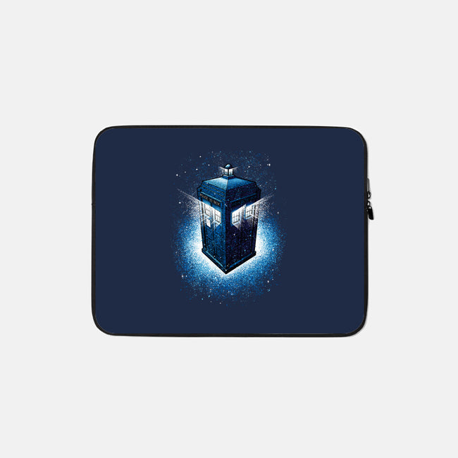 Tardis Splash-None-Zippered-Laptop Sleeve-Tronyx79